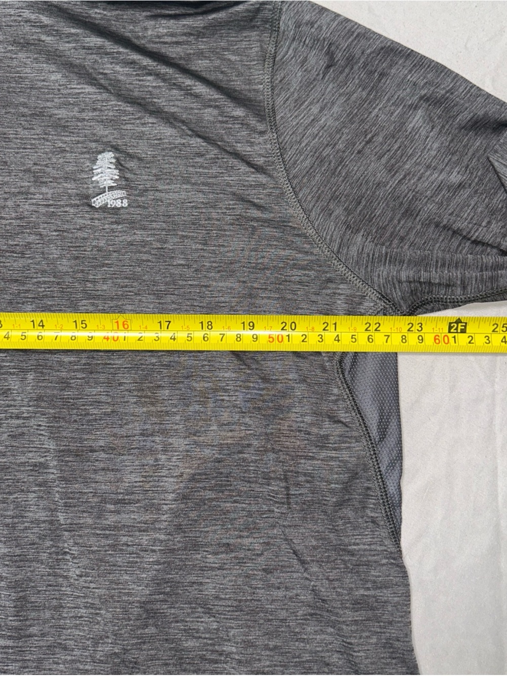 Greyson Guide Sport 1/4 Zip Mens  XL Pullover Dri Fit Classic Performance Gray - Picture 12 of 16
